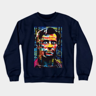 Jack Kerouac - Art by Zoran Maslic Crewneck Sweatshirt